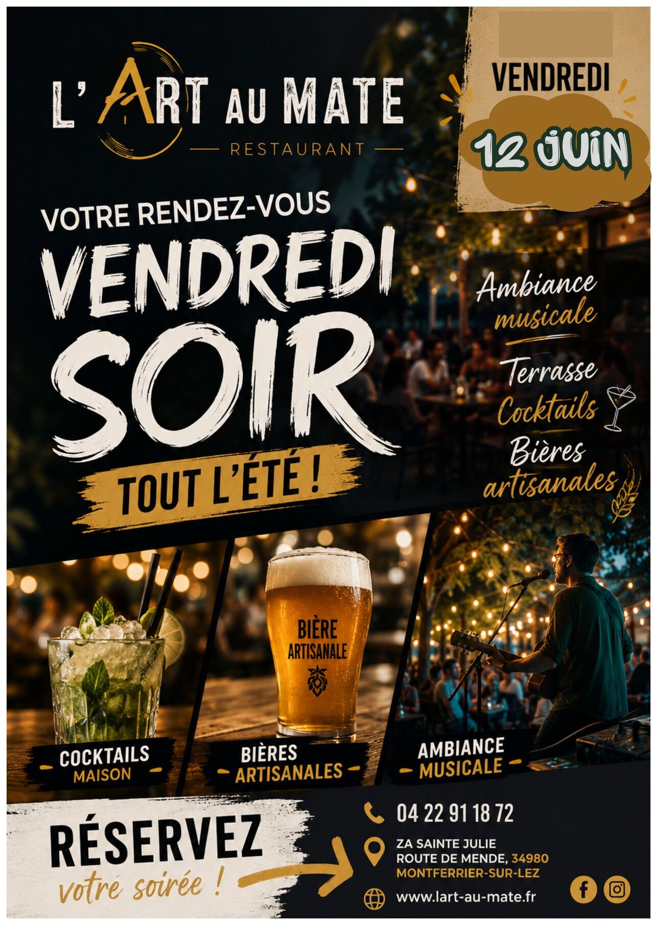 Les vendredi soir de L'Art au Maté